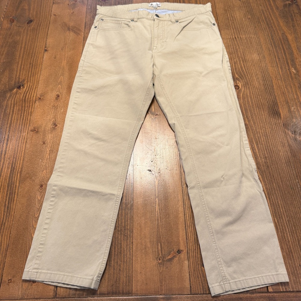 Peter Millar Chino Pants Mens 35X30 Classic Fit Twill Tan Stretch